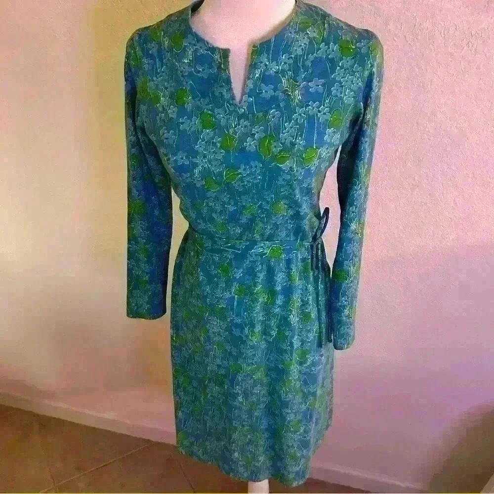 🔥Gorgeous Vintage Lilly Pulitzer Holy Grail “The Lilly” Belted Dress Lace Hem